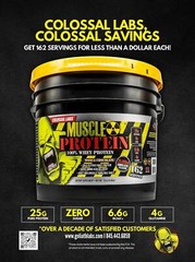 Whey Protein Muscle Powder with 25g Protein, 162 Servings, 12LB,
