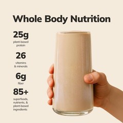 Ka’Chava Whole Body Meal Shake Chocolate 2 lb, Gluten & Dairy Free (15 Servings)