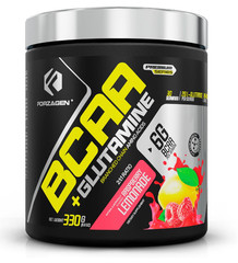 Forzagen BCAA Powder Glutamine 30 Serv Pre Post Workout Raspberry EXP 07/27