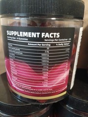 5X Happyummmm Creatine Monohydrate Gummies Cherry Flavor