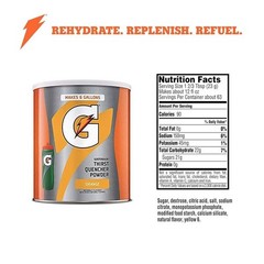 Orange Sports Drink Mix – 51oz: Electrolyte Powder, Non-Caffeinated