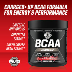 BCAA Charged Amino Acid Drink- Performance – Recovery- Cherry Limeade (30 Serve)