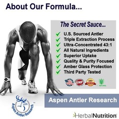 Deer Antler Velvet Extract IGF-1 Titanium 100mg 100% American Antler Velvet!