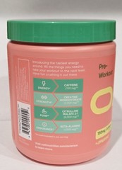 Oath Nutrition Sport Sugar Free Pre-Workout Powder, Melonade Stand, 25 Servings