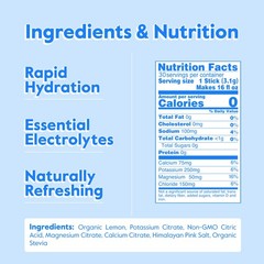 Nectar Hydration Packets Electrolytes Powder No Sugar Calories Organic Fruit Liq