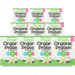Organic Plant Based Protein Powder Vanilla Bean By Orgain Single Serve 10 Pack