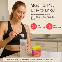 Universal U Creatine Monohydrate for 6.77 Ounce (Pack of 1), Orange Pineapple