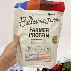 Ballerina Farm Grass Fed Whey Protein Powder 4 Flavor Variety Pack 15.8 oz