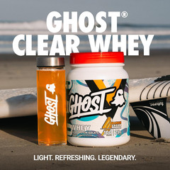 GHOST Clear Whey Isolate Protein Powder, Orange Cream – 1.4 LB Tub, 25G of Whey