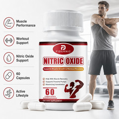 Nitric Oxide Booster 60 Capsules Muscle Pump Workout Support