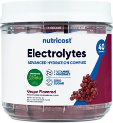 Nutricost Electrolytes Complex, Grape Flavored, 40 Stickpack