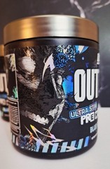 Nutrex Outrage Pre-Workout, Blue Raz, 2 Tubs, 400mg Caffeine, 30 Serv, 10/2028✨️