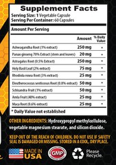 blood sugar ultra – ASTRAGALUS COMPLEX – holy basil alcohol free 1 BOTTLE