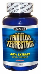 EXCEL TRIBULUS TERRESTRIS 100 TABS 1000MG 40% EXTRACT. OVER 3 MONTHS SUPPLY.