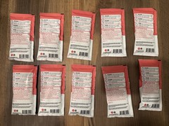 Lot Of 10 Clean Simple Eats White Chocolate Peppermint Protein Powder Packs