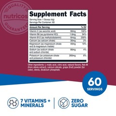 Nutricost Electrolyte Complex Hydration Powder (60 Servings, Grape)