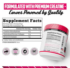 Creatine Post-Workout Supplement – 5000Mg Creatine, 2000Mg Hydrolyzed Collagen –