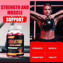 Creatine Monohydrate Gummies Muscle Gain 5000 mg per serving (5 g)