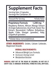 Antioxidant multivitamin – RASPBERRY KETONES – ACAI BERRY COMBO -raspberry keton