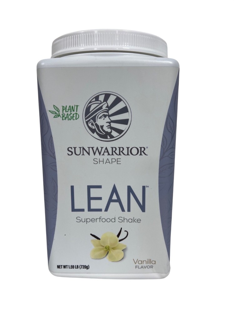 Sunwarrior, Lean Superfood Shake, Vanilla, 1.59 Lb 08/2026