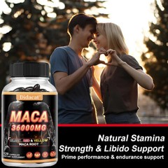 Maca + Ginseng Highest Potency Available Supports Desire Stamina – 30 To 120Caps