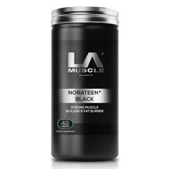 LA MUSCLE Norateen® Black – STRONG Muscle Builder & Fat Burner – 1 Week Supply