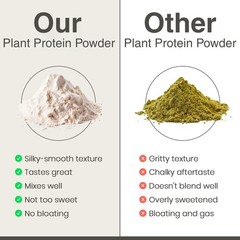 Cantein Organic Plant Based Protein Powder – 100% Hemp Protein Vegan Shake Mix –