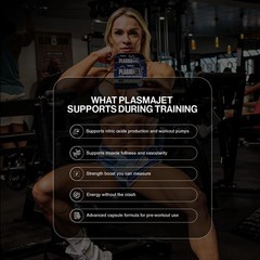 Gaspari Nutrition PlasmaJet, Legendary N.O. Nitric Oxide Maximizer, Increased Le