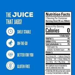 Suckerpunch Electrolyte Pickle Juice Shot, Leg and 2 Fl Oz (Pack of 12)