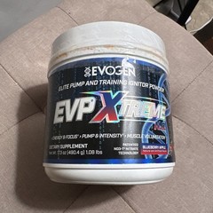 Evogen EVP Xtreme N.O. Pre-Workout Powder Blueberry Apple 40 Serv 04/2026