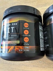 2 Beyond Raw LIT Clinically Dosed Pre-Workout Strawberry Lemonade Exp: 02-2028