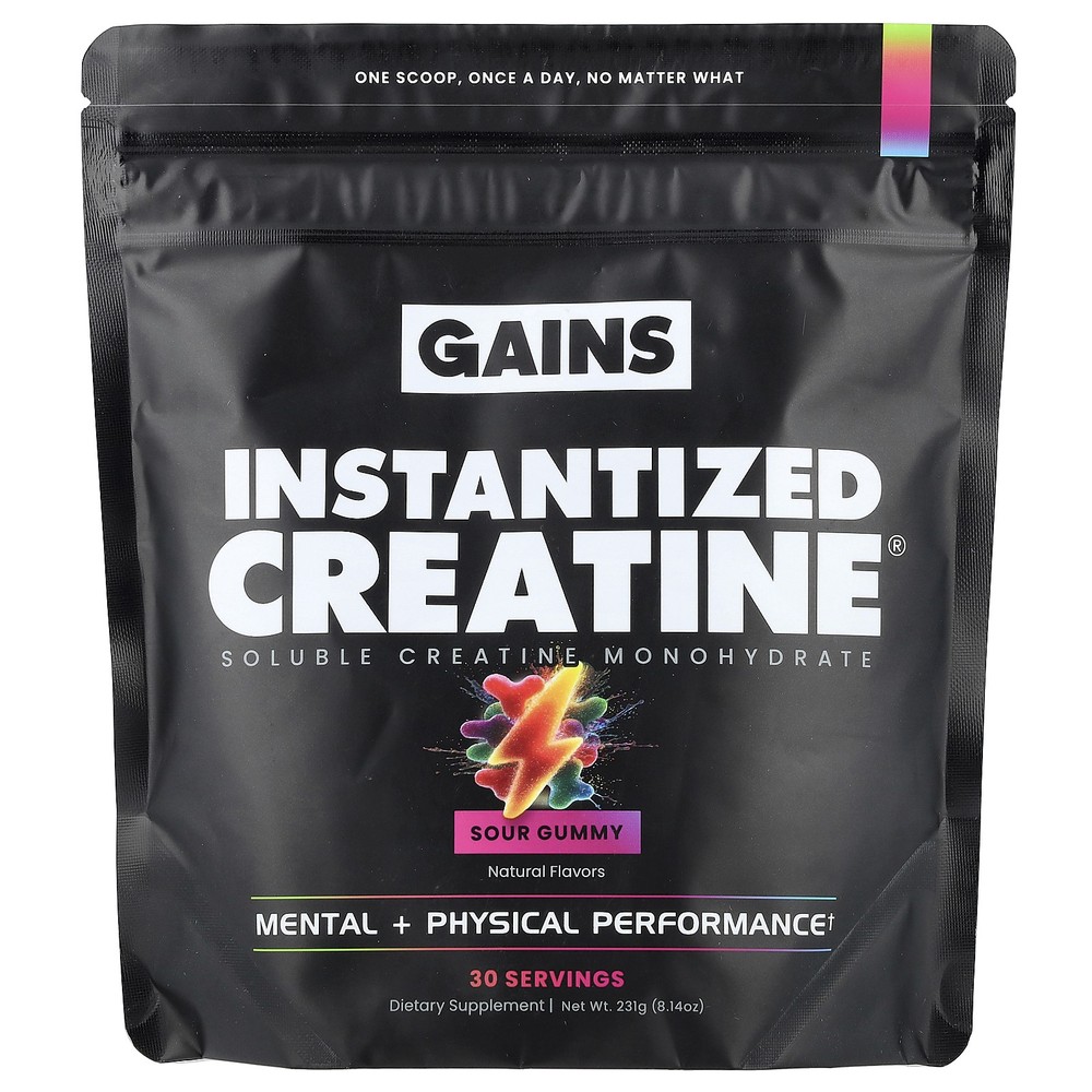 Instantized Creatine®, Soluble Creatine Monohydrate, Sour Gummy, 8.14 oz (231 g)