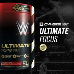 Cellucor C4 Ultimate Pre Workout Powder Bare Knuckle Blood Orange – Sugar Free
