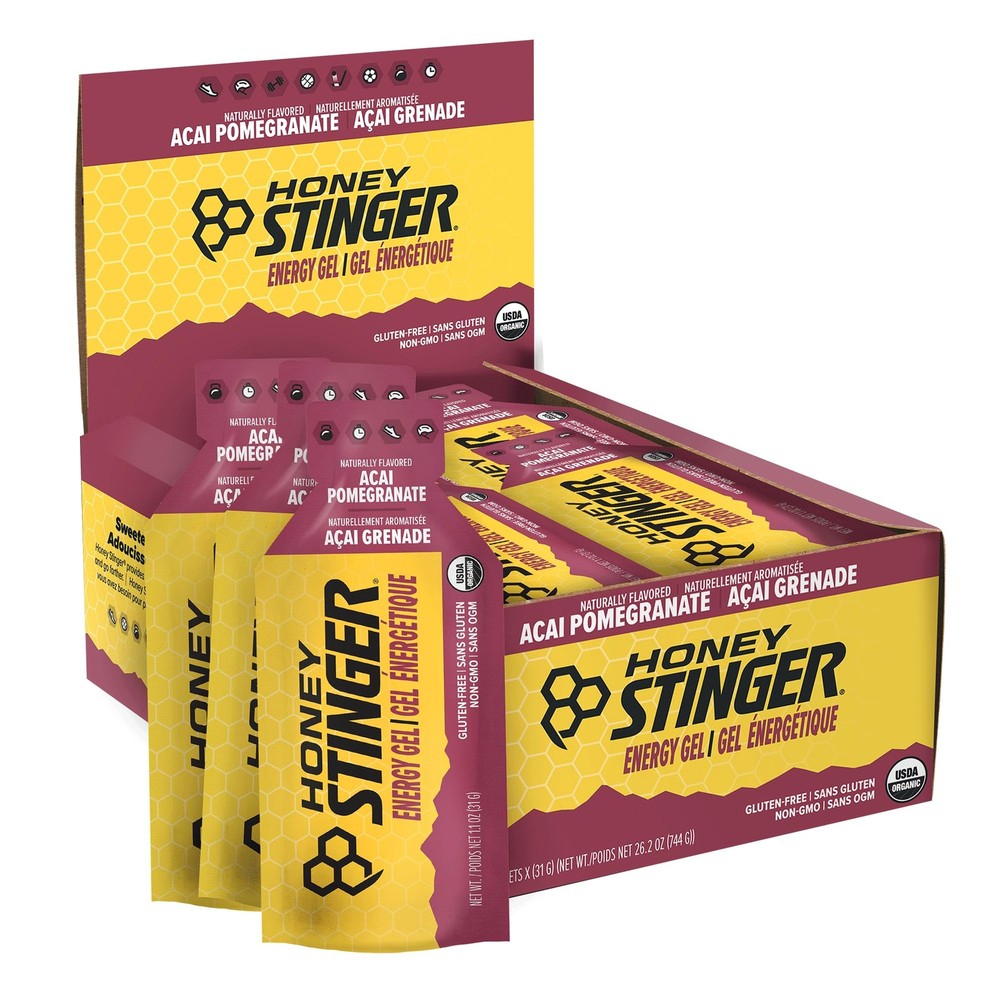 Honey Stinger Organic Acai Pomegranate 1.1 Ounce (Pack of 24), Multicolor