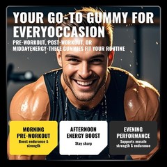 Creatine Monohydrate Gummies, NSF Certified, 5g Dose for Men & Women to Suppo…