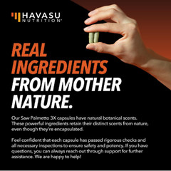 Saw Palmetto Supplement | 3X Formula With Stinging Nettle & Pumpkin Ext 120 Caps