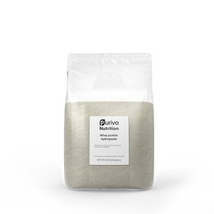 Protein powder, Hydrolyzed Whey Protein Isolate, plain, 1 pound, Puriva Nutritio