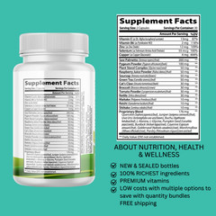 Prostate Flush- Prostate Support- 2 Bottles- 120 Capsules
