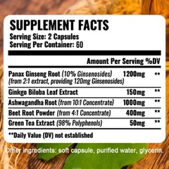 Ginseng Extract – Testosterone Booster, Male Sexual Health and ENERGY Growth