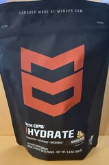 MTN OPS Hydrate Mango Peach Electrolyte Powder 20 Packs Hydration BB 10/26