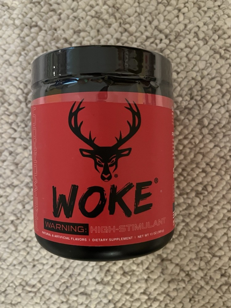 Bucked Up – Woke – HIGH STIM Pre Workout – Strawberry Kiwi – 11/2027