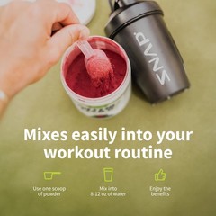 Beet Root Pre Workout Powder Organic Snap Supplements Nitric Oxide Booster 8.8oz