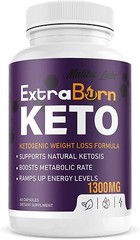 Extra Burn Keto Advanced Weight Loss Support Fat Burner Supplements 1300mg Caps
