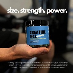 Creatine Gummies Twin Pack – Creatine Monohydrate Strawberry & HCL Blueberry