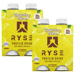 RYSE Protein RTD County Time Lemonade 16.9 oz 4 pack