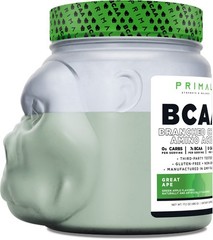 Primal BCAA Powder Great Ape (45 SERV) (Green Apple Flavored) – 0 g Carbs