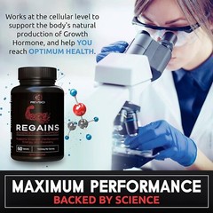 Regains HGH Supplements for Men & Women – Natural GH Boost, HGH Human Growth …