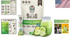 Salud Cucumber Lime Hydration & Immunity Packets – 15 Servings of Pure Wellness