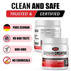 German Creatine – Micronized Monohydrate 9.52 Ounce (Pack of 1)