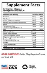 Support Athletic Performance – Elk Velvet Antler 550mg – Saw Palmetto Powder 3B